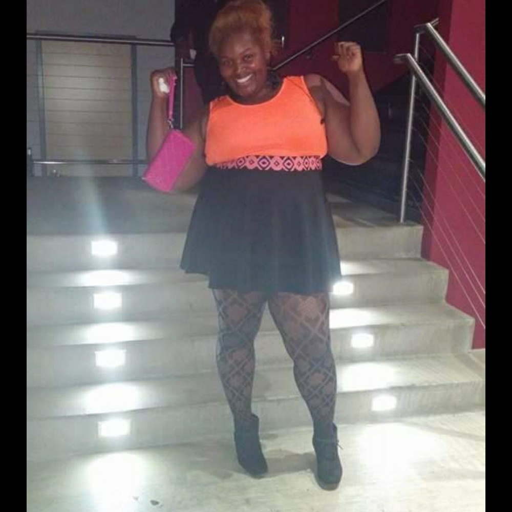 Cute Neon Orange Dress